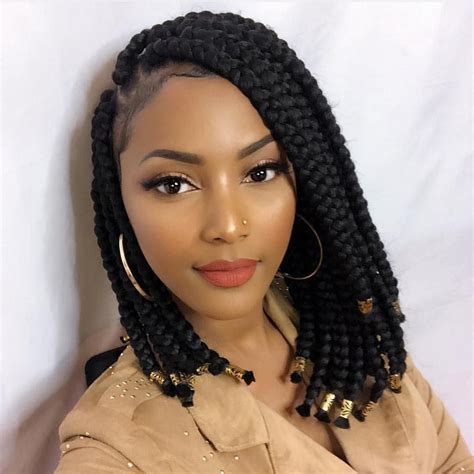 african box braids hairstyles